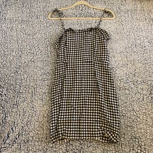 cupcakes & cashmere Black and White Gingham Mini Dress
